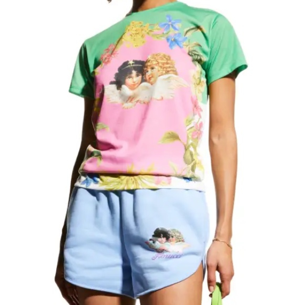 Fiorucci Alpine Angels Floral Collage T-Shirt